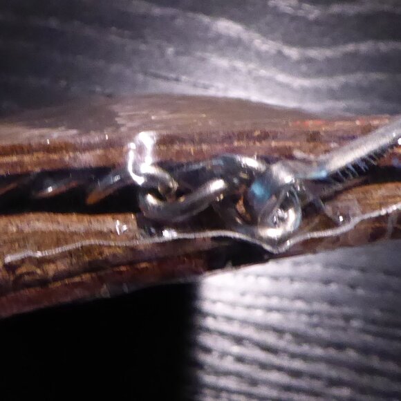 Genuine Leather Biker/Rodeo Trucker Wallet with chain - Picture 4 of 12